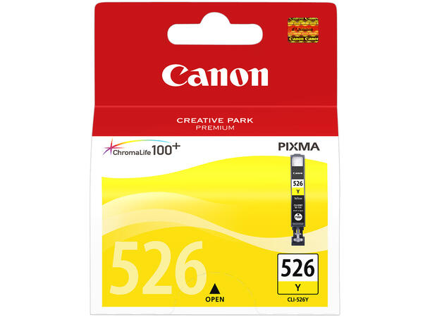 Canon Blekk CLI-526 Yellow Gult blekk for Canon-skriver